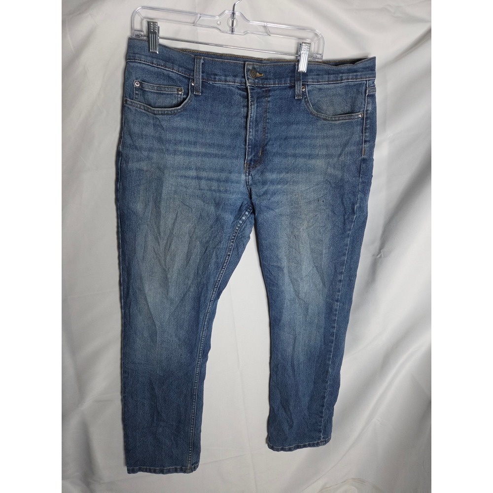 George Straight Jeans Mens  Blue Medium Wash Straight Mid Rise Straight